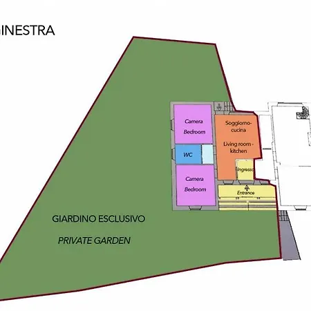 Ginestra Apartment, Into The Vineyard